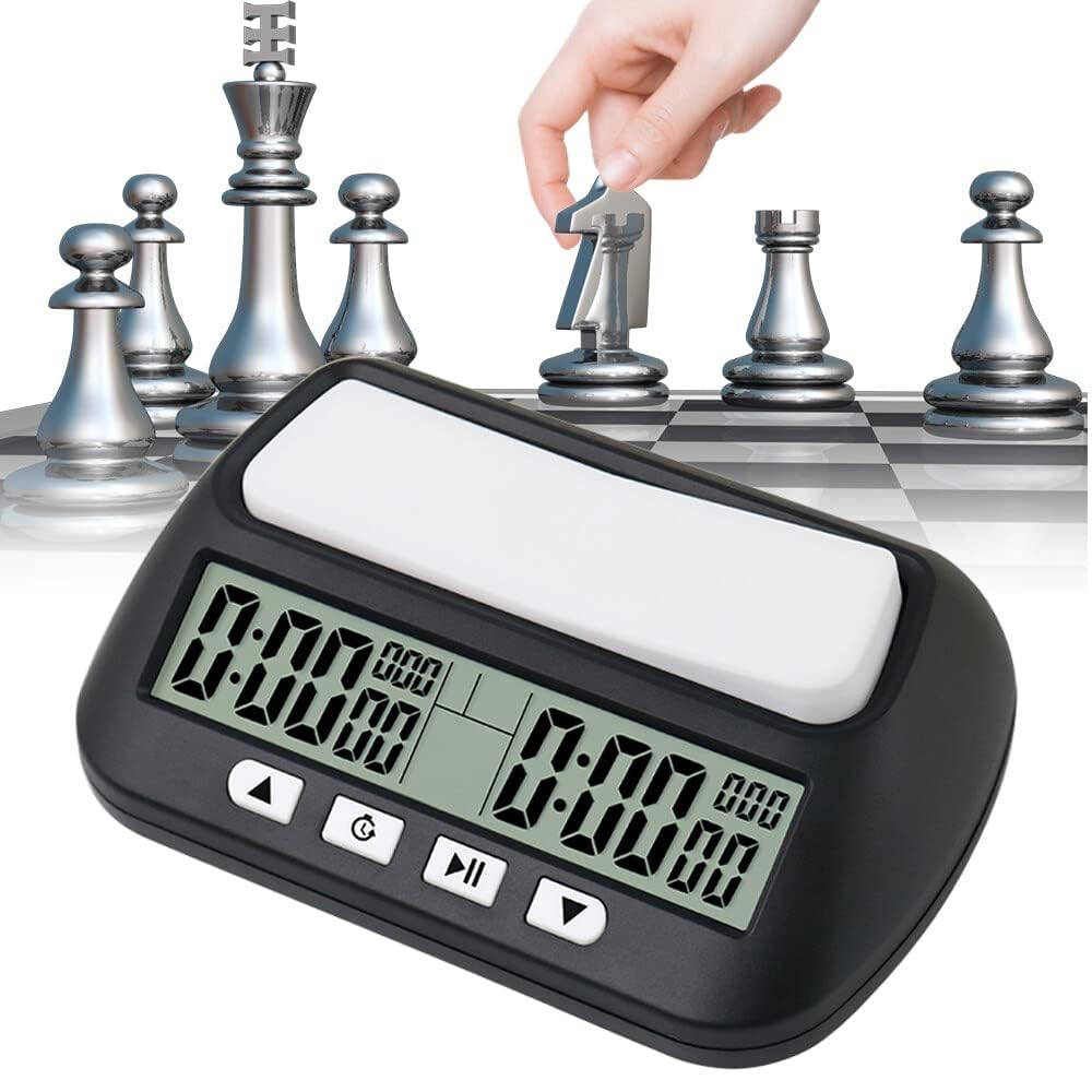 STORE 2508 5 Years And Up Digital Chess Clock Timer Chess Timer for Board Games Professional Chess Timer with Bonus Delay Count Down Up Function-image-39