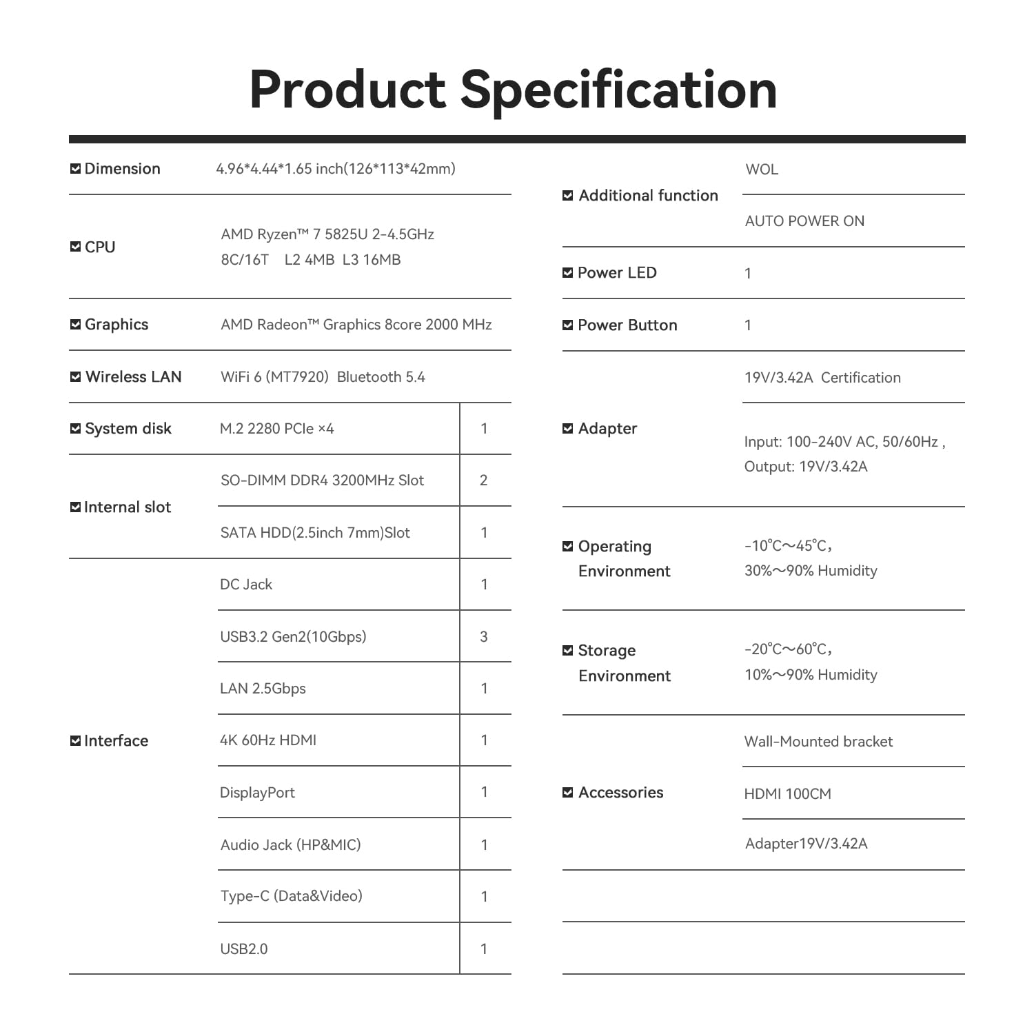 Beelink Mini PC, AMD Ryzen 5 5500U(6C/12T, Up to 4.0GHz), 16GB DDR4 RAM 500GB NVMe SSD, SER5 Mini Computer Support 4K@60Hz Triple Display/WiFi6/BT5.2/DP+HDMI/USB3.2/Type-C