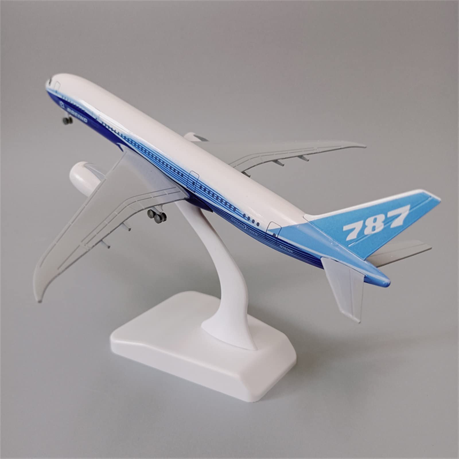 Skopiuj model samolotu 19cm dla prototypowego lotnictwa Boeing B787 odlewany ciśnieniowo ze stopu Model samolotu z kołami zestaw do lądowania kolekcja samolotów