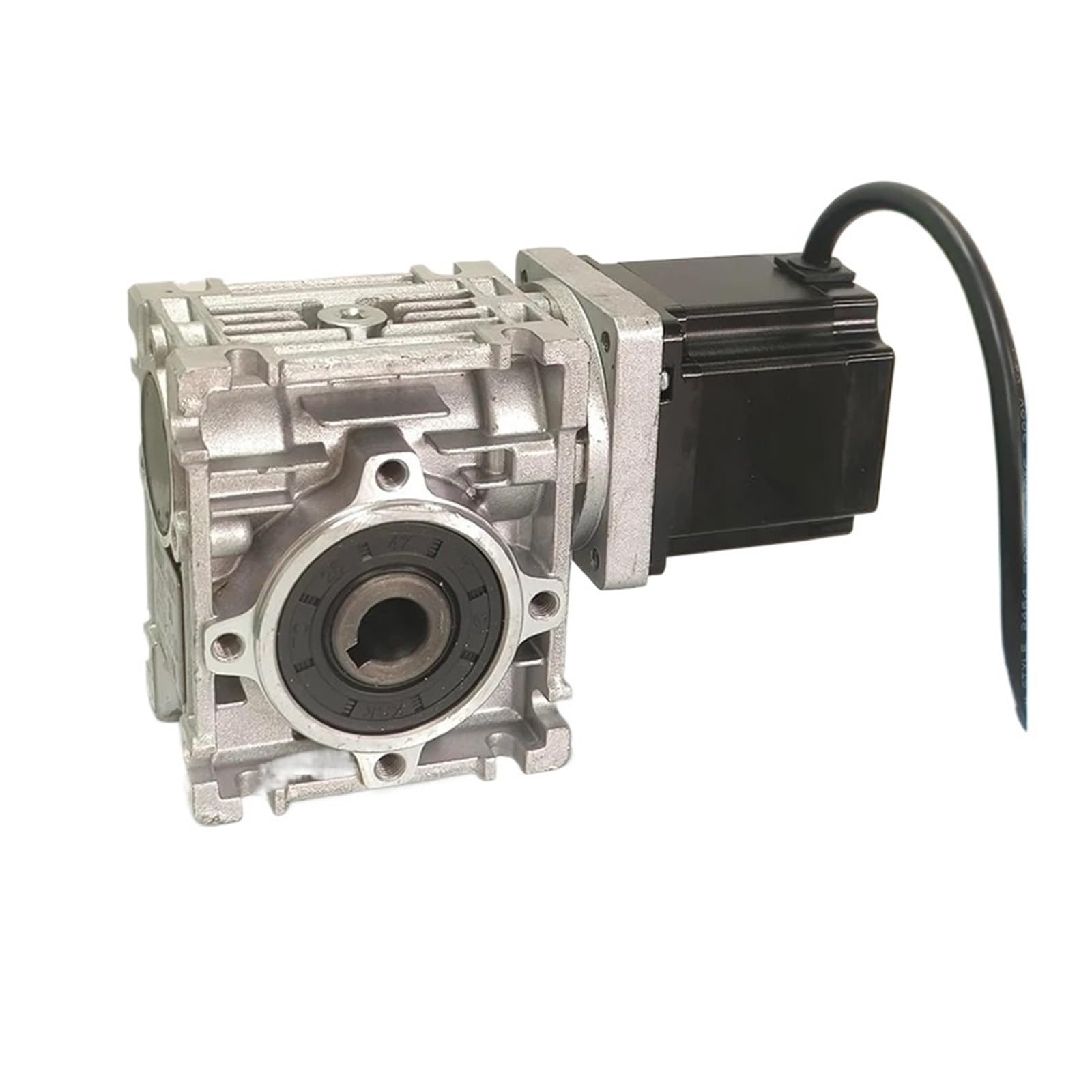 MUYTQAERG Stepper Motor NEMA 23 RV30 Worm Gearbox 5:1-80:1 Length 56mm Nema23 Reducer Gear Single Output Shaft(Ratio 5 to 1)