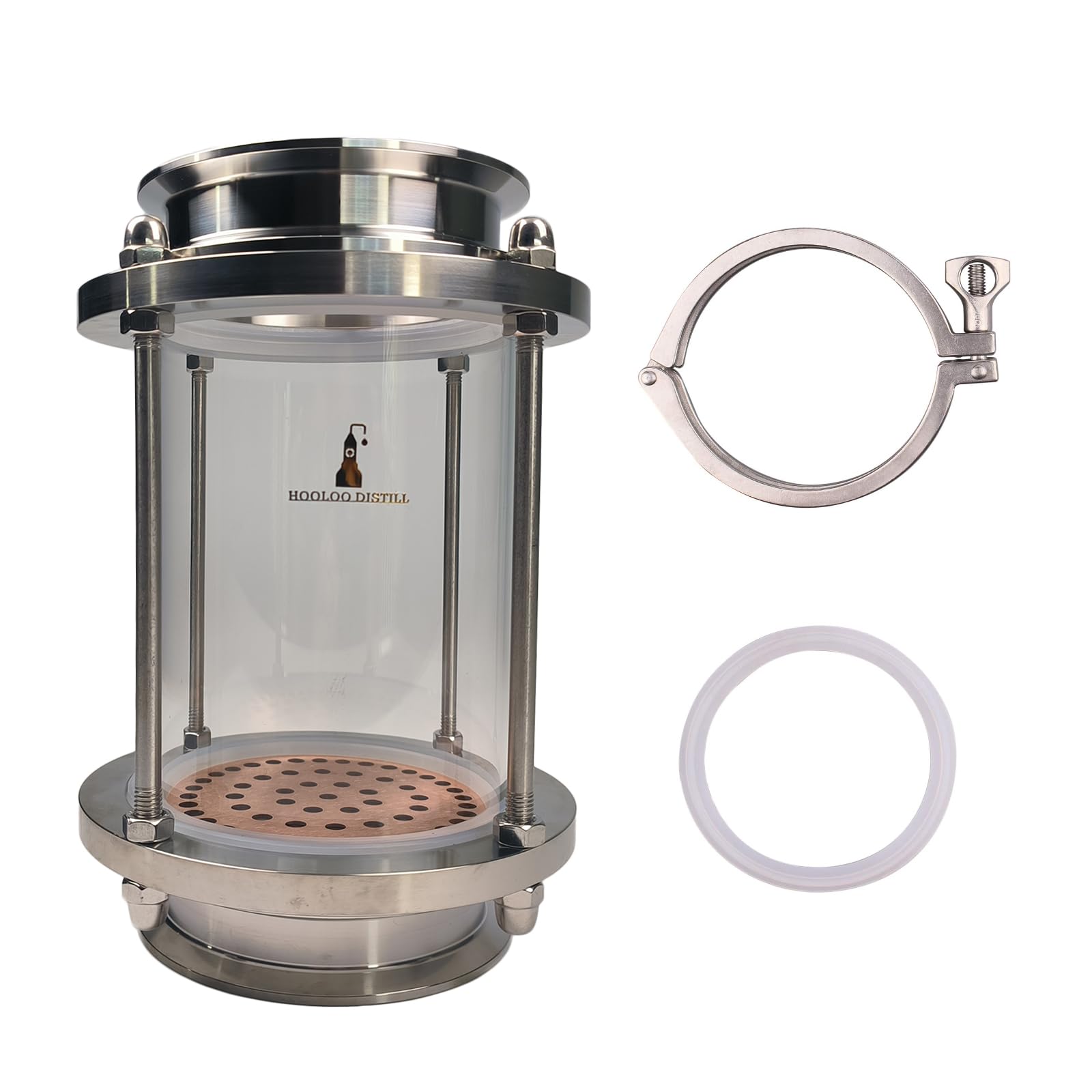 HOOLOO4" Tri-clamp Front Gin Basket Aroma Basket