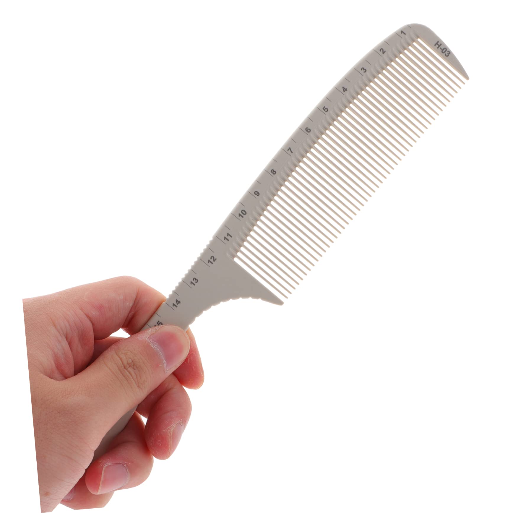 FRCOLOR 10stücke Friseur Haarschneidekämme Mit Maßstab Leichtgewichtige Stylingkämme Für Friseure Für Haarschnitt Und Färbung Ergonomisches Design Zu Transportieren