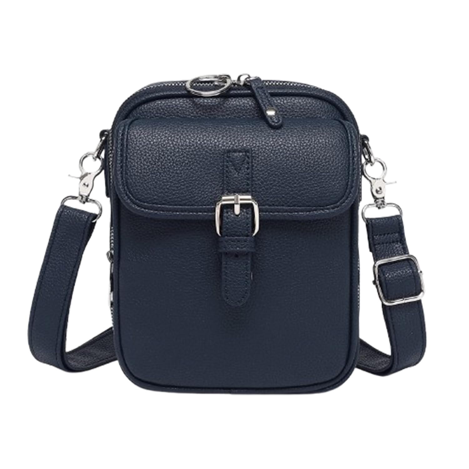 Borsa a tracolla Urvashi in pelle antifurto, mini borsa a tracolla retrò a doppio strato, grande capacità, borsa a tracolla vintage
