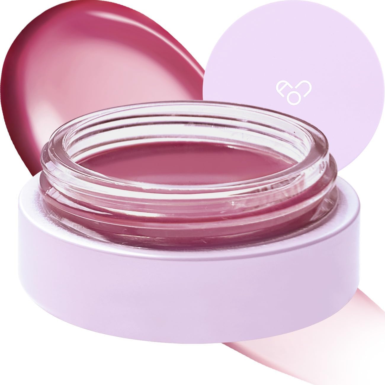 GLOWY TINT BALM Tinted Lip Balm with Natural Gloss Instant Hydration for Chapped Lips 0.12Oz (03 Mulberry Balm)