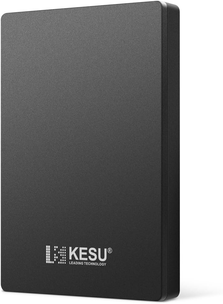 2.5" 160GB Portable External Hard Drive USB3.0 SATA HDD Storage for PC, Desktop, Laptop (Black)