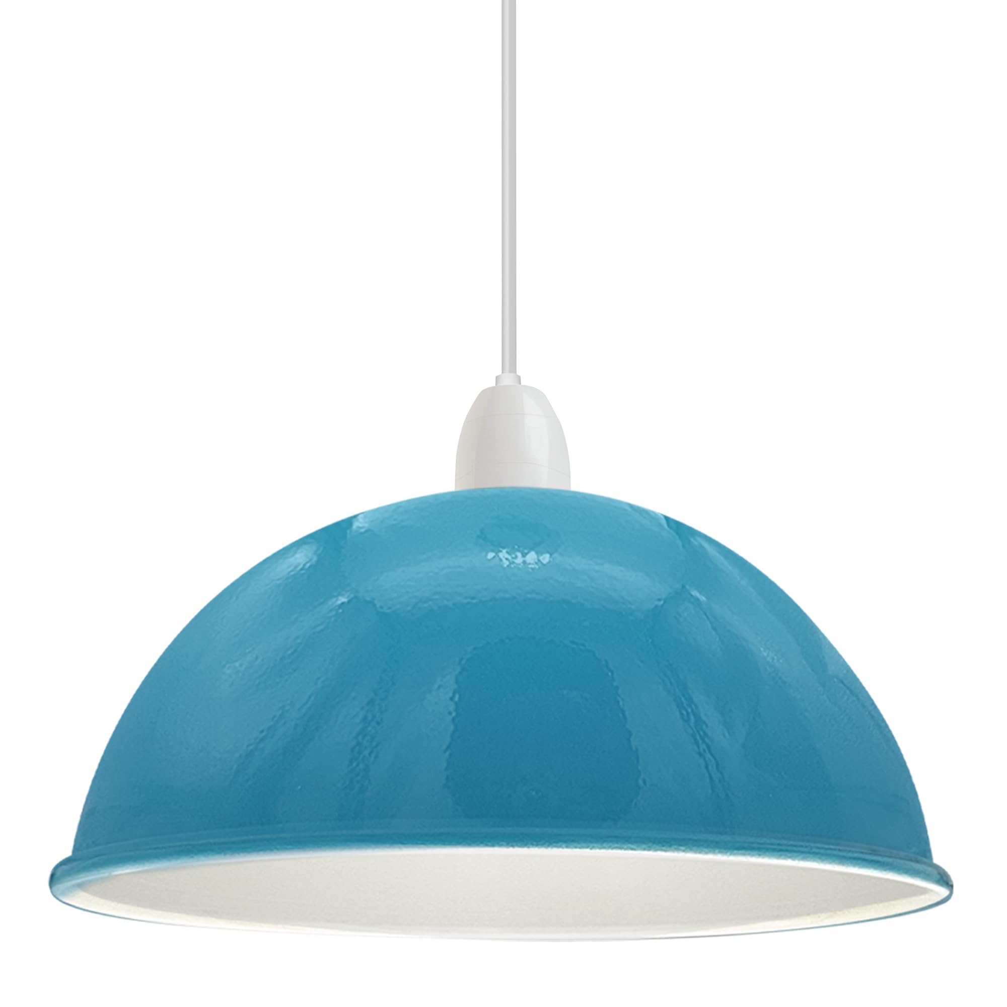 LEDSone Metal Industrial-Lamp Shade Ceiling Light Shade 40cm Easy Fit Dome Lampshades for Ceiling Light Fitting Bedroom, Kitchen, Living Room,Restaurant — image 1