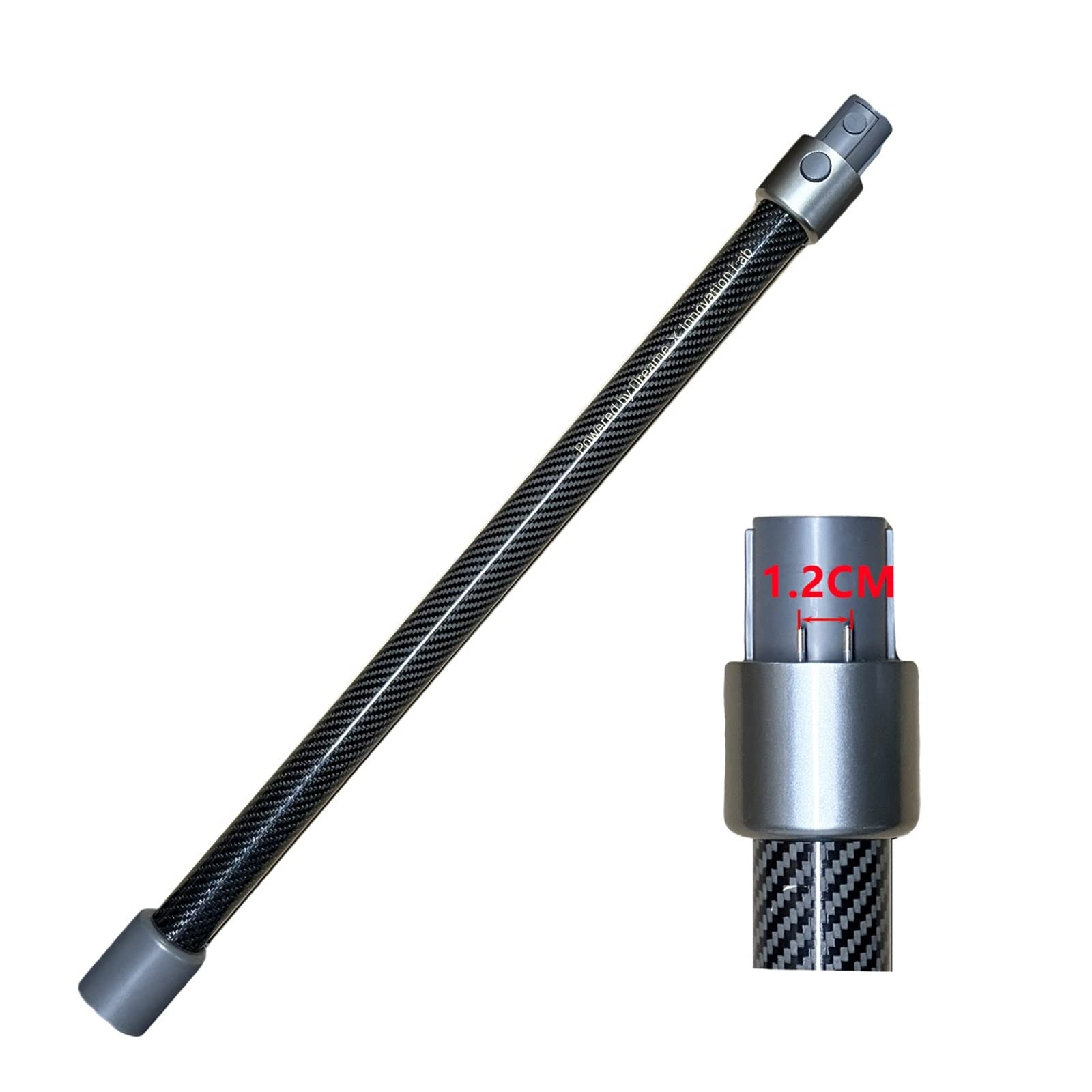 McbeAn Electric Extension Hose Compatible for Dreame V9 V9p V10 V11 V11SE V12 V12 PRO T10 T20 T30 Vacuum Cleaner Accessories(Carbon Rod 1.2cm)