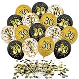 ★★ Wert: Perfekte schwarz-goldene Partyballons, geeignet für 18., 30., 40., 50. Geburtstagsfeiern. Universität, Gymnasium, Abschlussfeier zum Abschlussball, Abschlussfeier zum Thema 2021, Junggesellenabschied, Jubiläumsfeier, Hollywood, Oscar-Dekoration, Silvesterparty und Weihnachtsbedarf, Verlobung, Hochzeit. Geeignet für jeden Anlass, um eine Party mit Luftballons zu veranstalten!