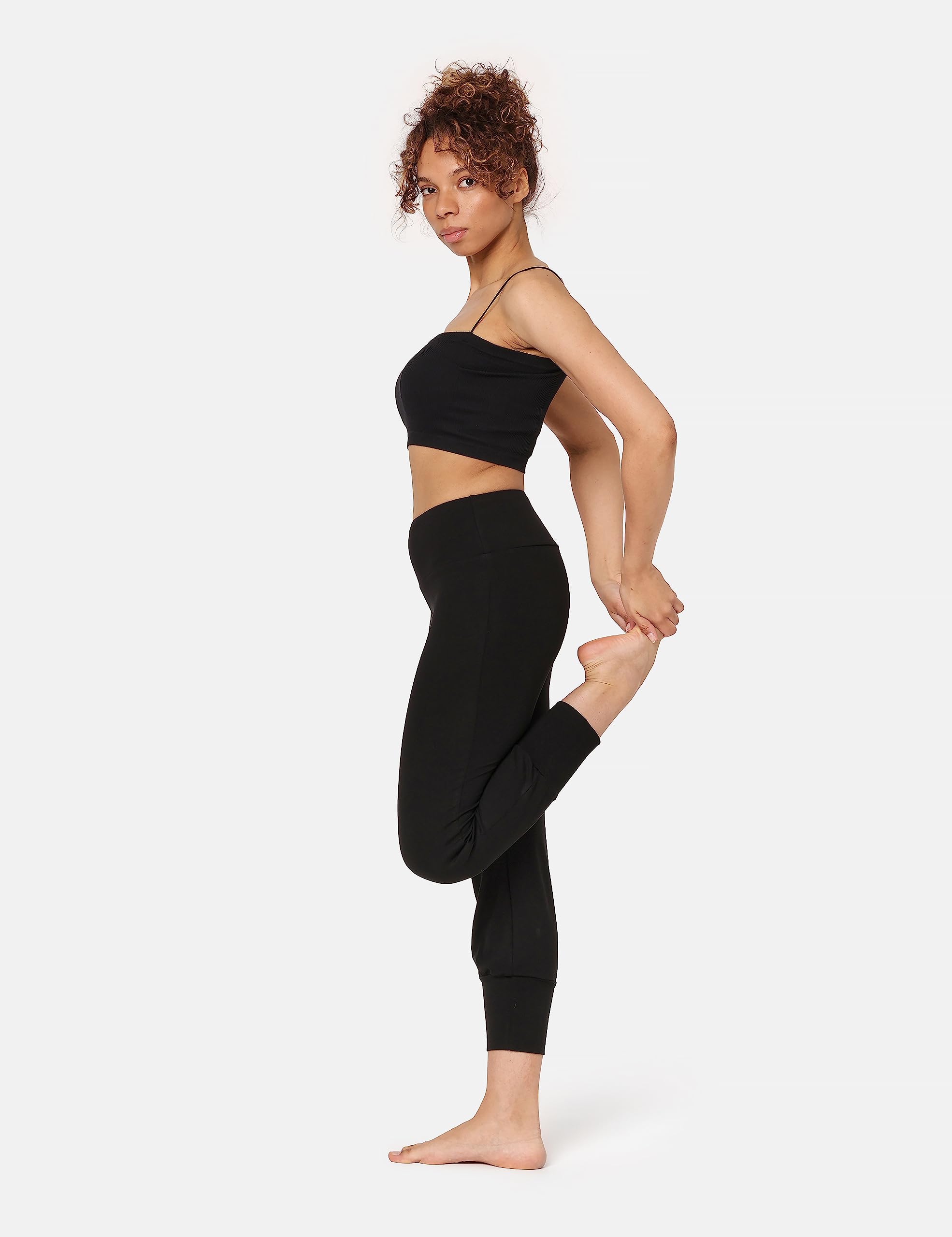 Bellivalini Pantaloni Yoga Donna Comodi 3/4 Pantaloni Estivi Donna Capri Leggeri Estivi BLV50-283