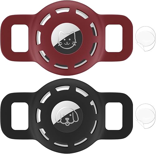 Miniatura 8 de Soporte para collar de gato AirTag para Apple Air Tag para collar de gato de menos de 0.6 pulgadas, soporte para collar de perro AirTag pequeño,