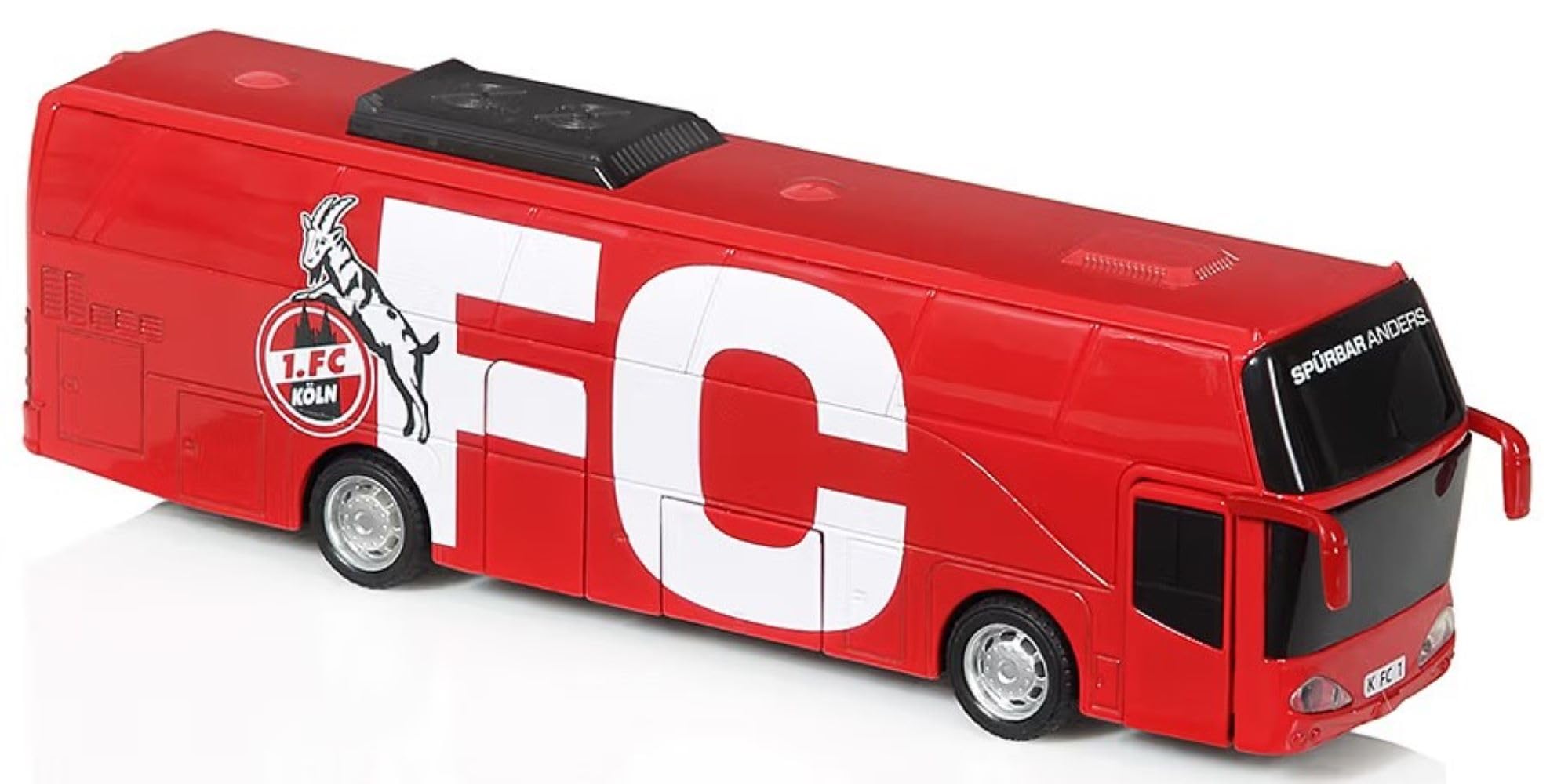 Trade Con GmbH Spielzeugbus mit Sound 1. FC Köln – Offizieller Mannschaftsbuss, 20 cm