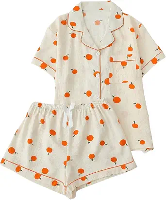 Verdusa Women's 2-Piece Pajama Set - Sleepwear Lounge PJs
