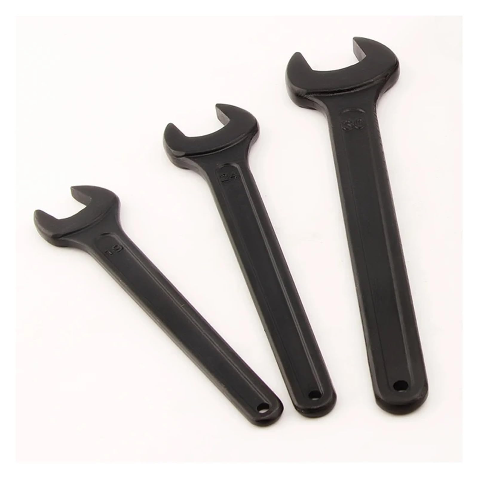 ZXYZXYZZ Heavy Duty Single Open End Wrench Black Spanner(32mm)