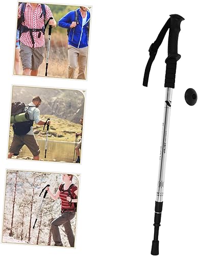 Miniatura 9 de VICASKY Outdoor Gear Essential - Bastones de senderismo plegables con aleación de aluminio, antigolpes y agarre mejorado para senderismo y senderismo