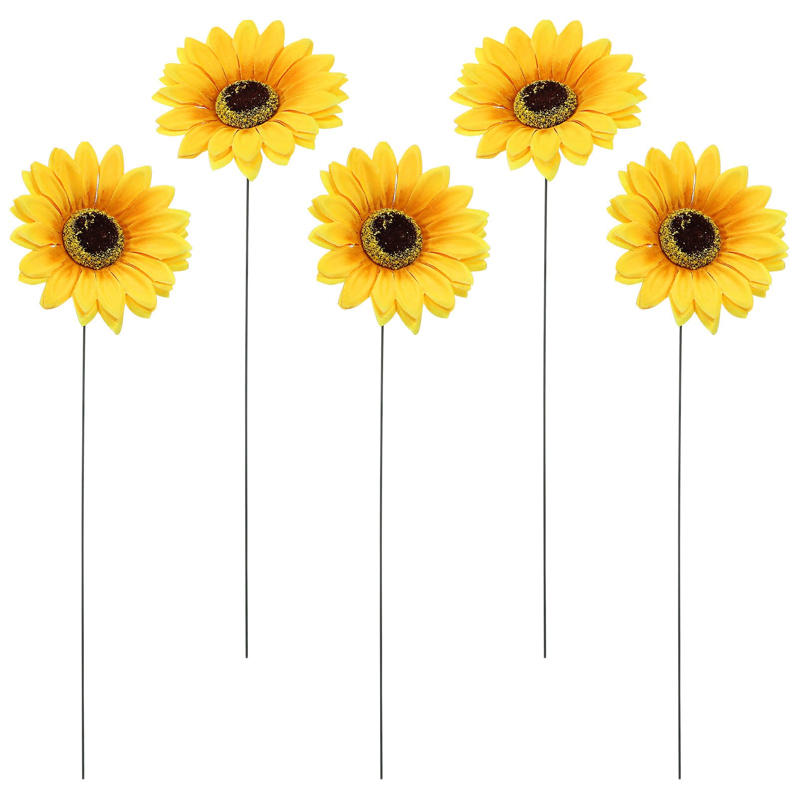 Tuteurs de tournesol pour jardin extérieur et décoration de pelouse