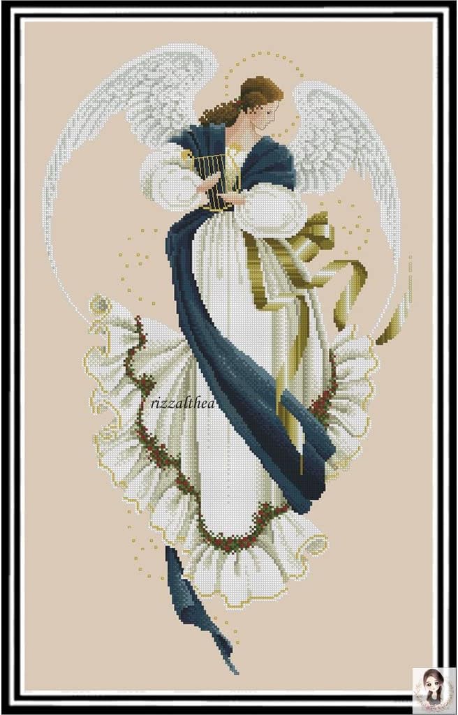 Angel of Hope Cross Stitch Pattern