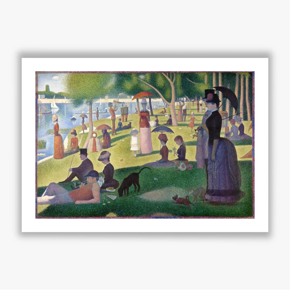 Petit format Seurat poster encadré idée cadeau art - 2