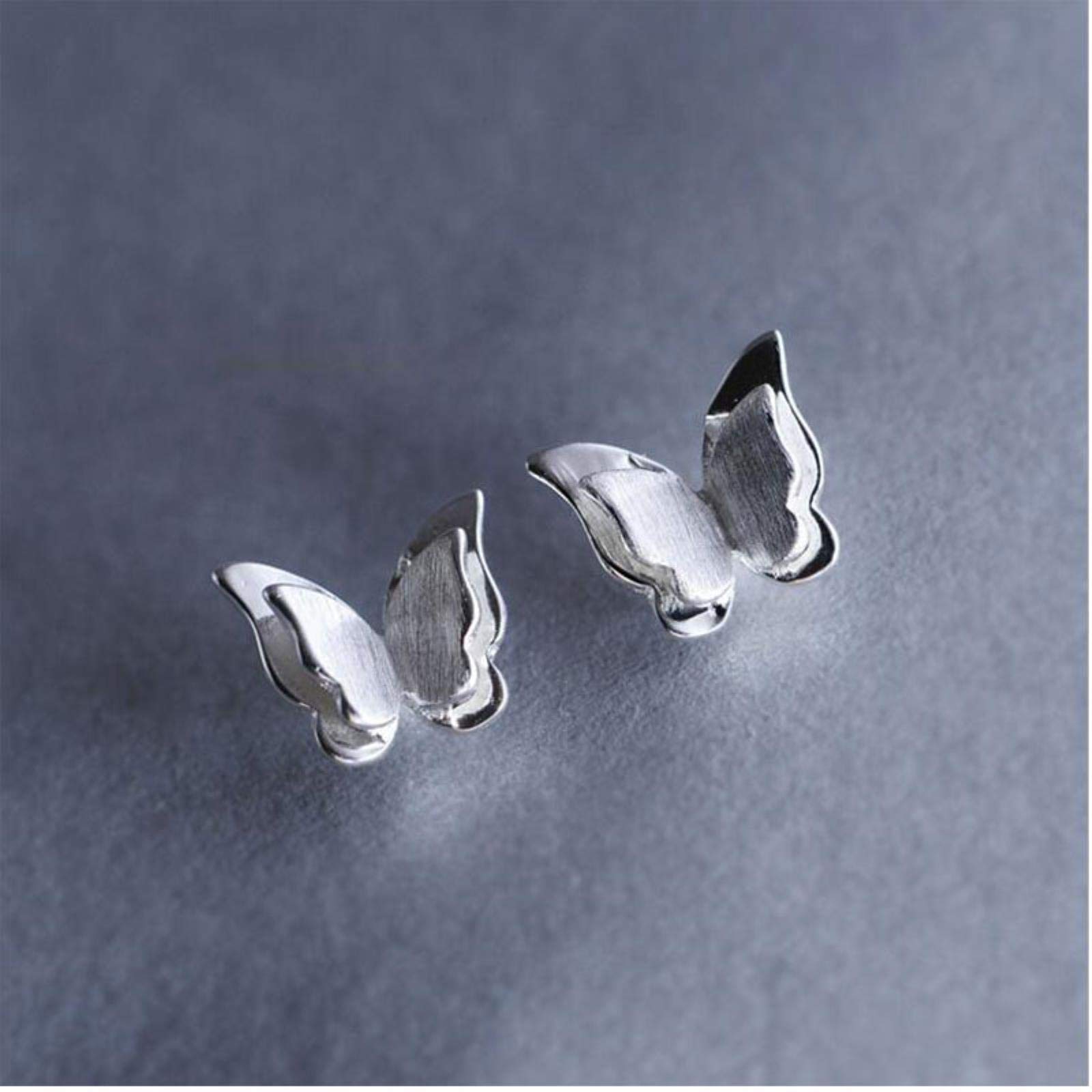 HCMA Collana in Argento 925 con Farfalla Dolce + Orecchini + Bracciale per Set di Gioielli da Donna Set di Gioielli per Feste di Matrimonio da Ragazza