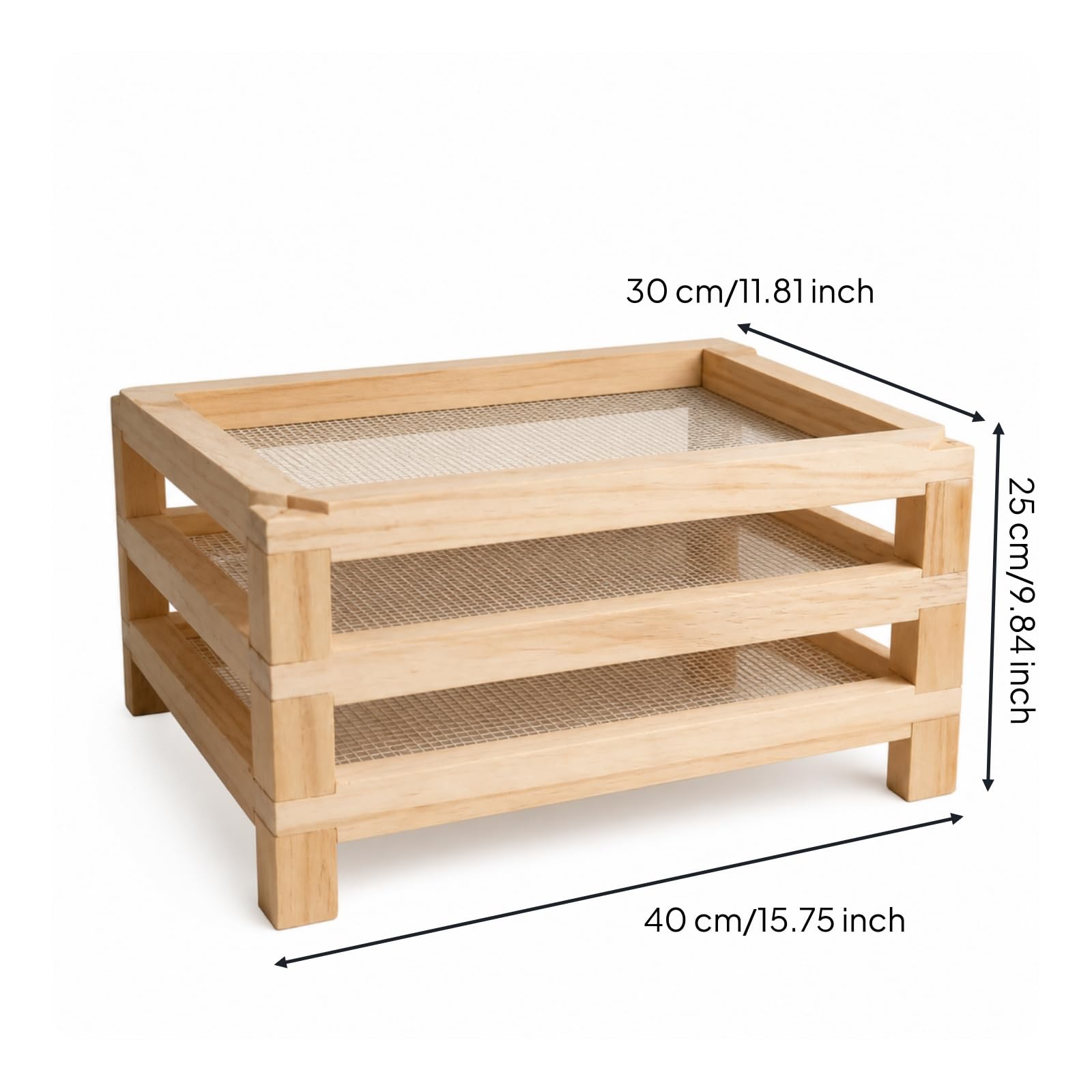 Qianly Secado con perficies Malla Apilable Secador Pasta Versátil Escurridor Pasta Cocina para Hogar, Balcón