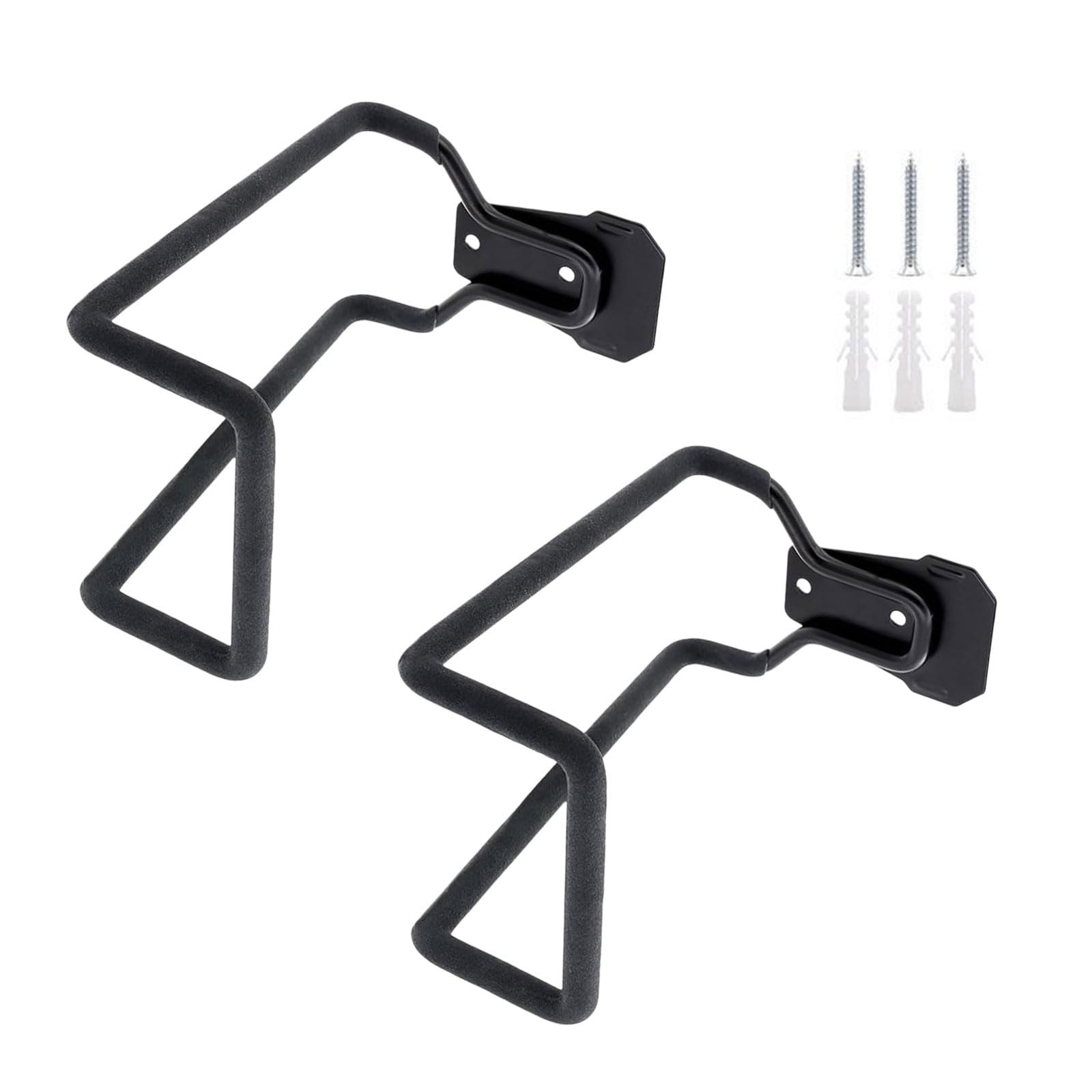 Hole Garden Hose Hanger Set Constructed from Sturdy Iron Ideal for Yard and Patio Heavy Duty Hose Holder