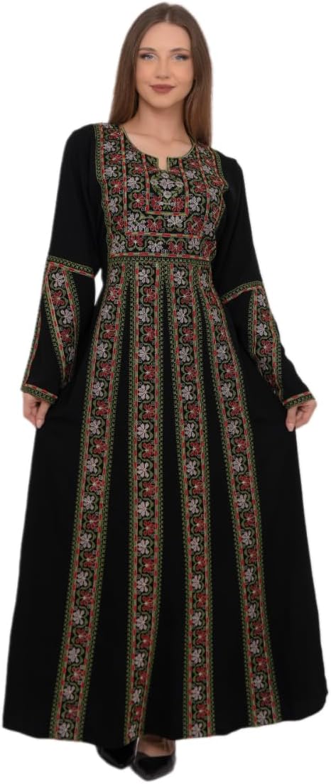 for Womens Abayas - Embroidered Thobe for Women