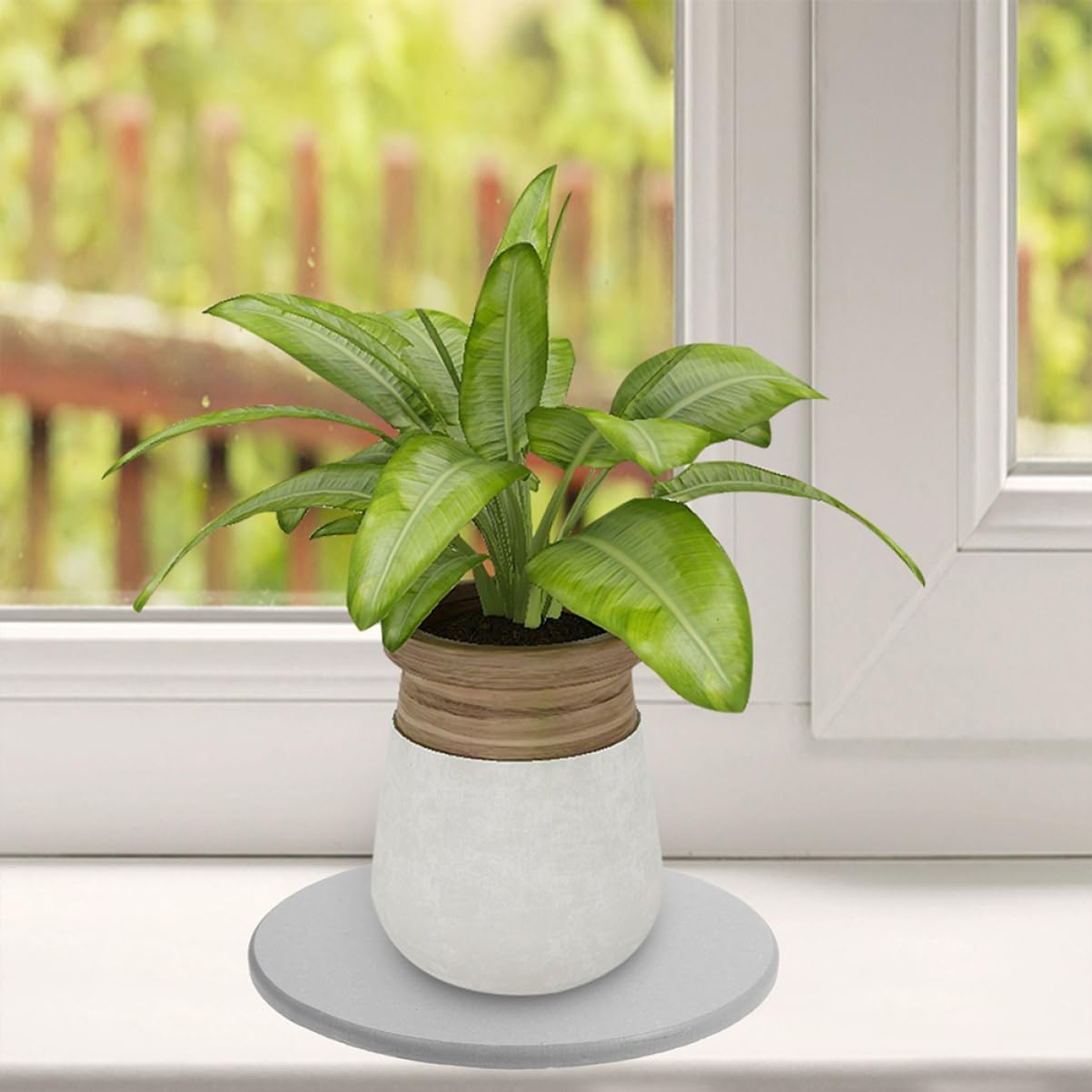 4pcs Water Absorption Plant Trays Drip Trays for Potted Plants Flower Pot Saucers