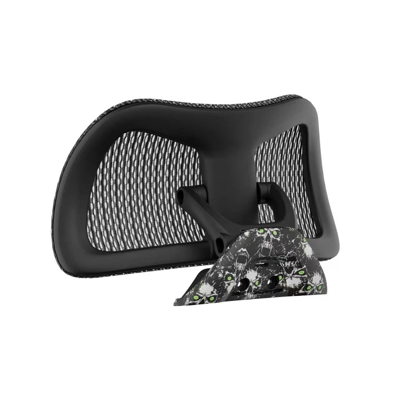 ELABEST X100 Headrest, Nylon Headrest with 3-D Adjustment (Night Reaper)