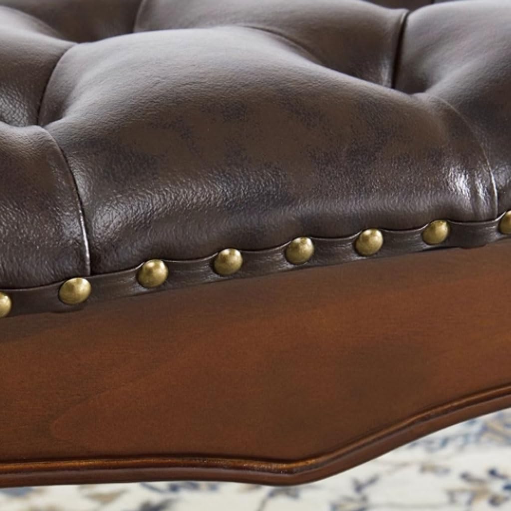 Bancs pour Chambre À Coucher Repose-Pieds De Lit Rétro Européen, Chambre À Coucher, Chevet, Canapé Simple, Vestiaire, Chaussures À Langer, Tabouret De Lit Pouf De Chambre À Coucher(180X40X46CM)