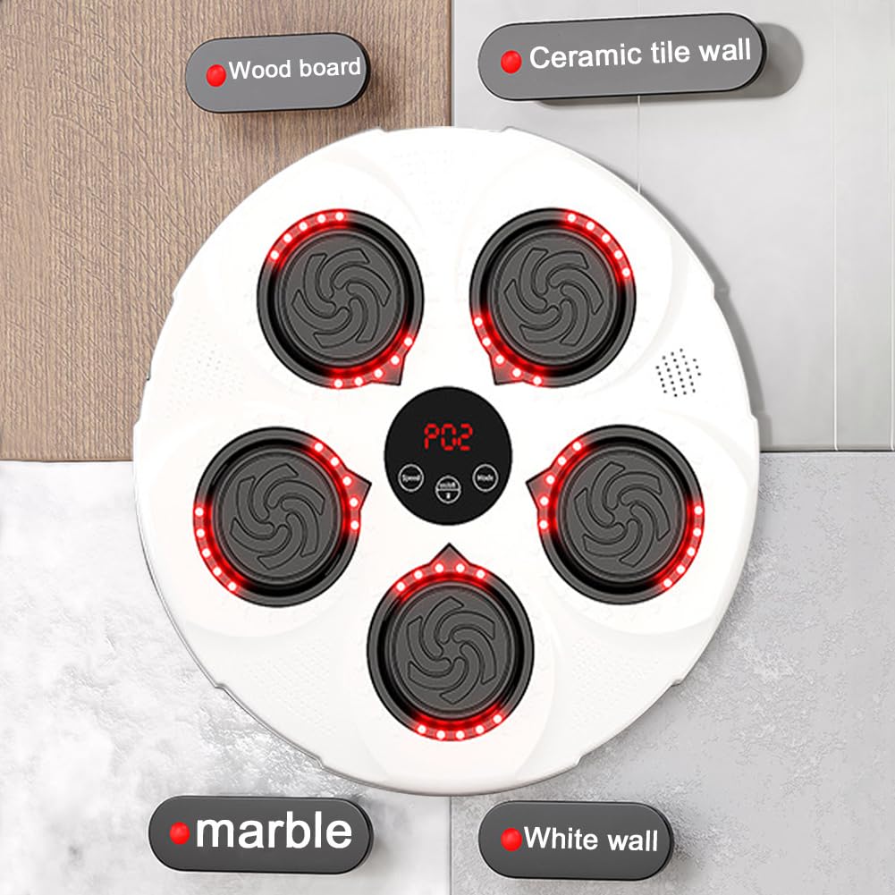 Music Boxing Machine, Musica elettronica Boxing Machine, Musica elettronica da parete Attrezzatura per l'allenamento, Divertimento elettronico intelligente Bluetooth montato a parete Boxing Tr