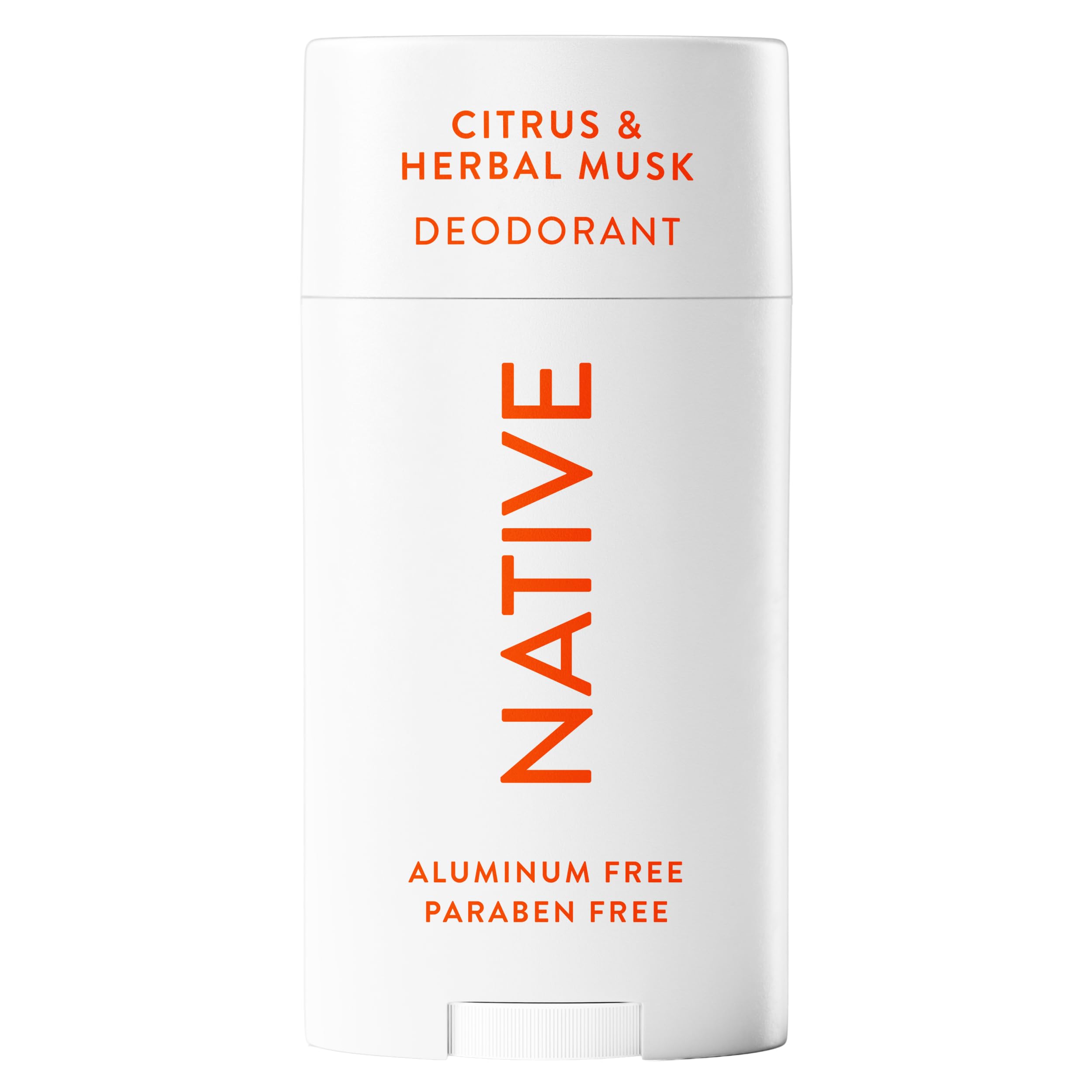 Native Deodorant | Natural Deodorant for Men, Aluminum Free with Baking Soda, Probiotics, Coconut Oil and Shea Butter | Citrus & Herbal Musk
