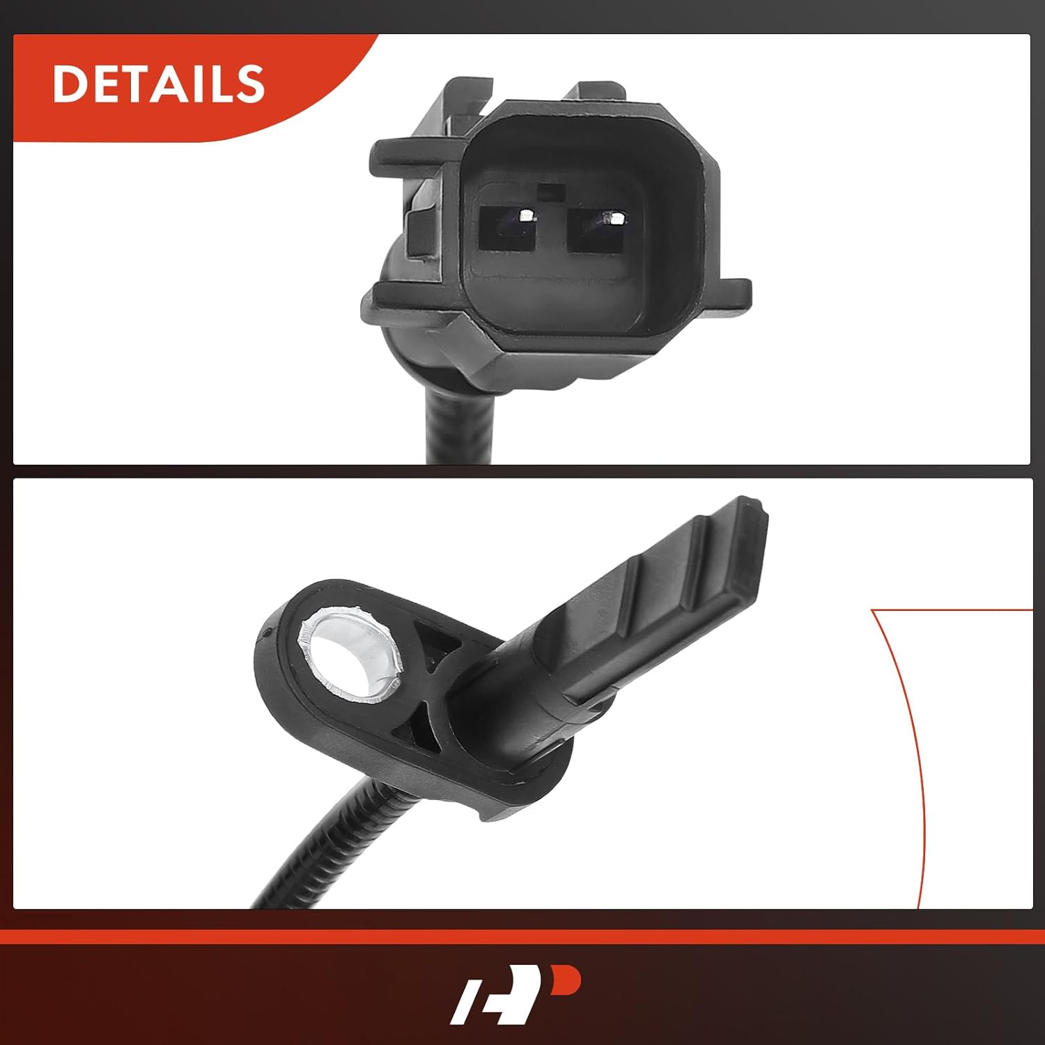 A-Premium Rear Left/Right ABS Wheel Speed Sensor Fits for Ford Explorer 2013-2019 [Without Automated Parking Assist] - Rear Driver or Passenger Side