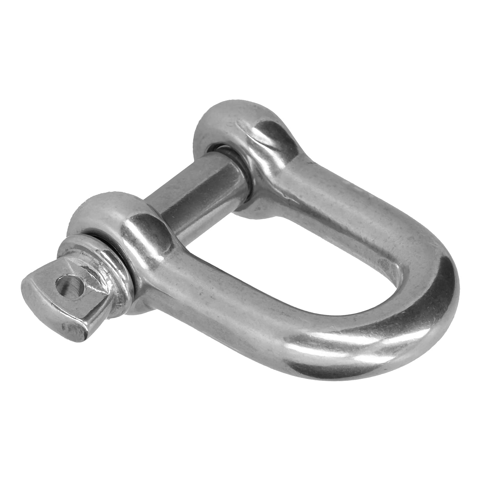 D Anchor Shackle, Large Load Bearing Force, Not Easy to Break, 304 Stainless Steel Material with Very Practical Design, for Wide Applications (20pcsM4) (10pcsM8)