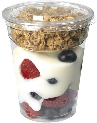 Fabri-Kal PET 4 oz. Inserto de vaso de plástico transparente - 1000 por caja