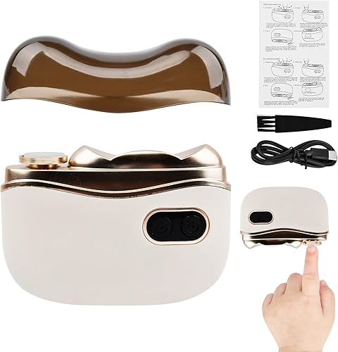 Cortaúñas eléctrico, 2 en 1, recortadora y pulidora automática de uñas, recortadora de uñas recargable por USB, almacenamiento de clips, 2