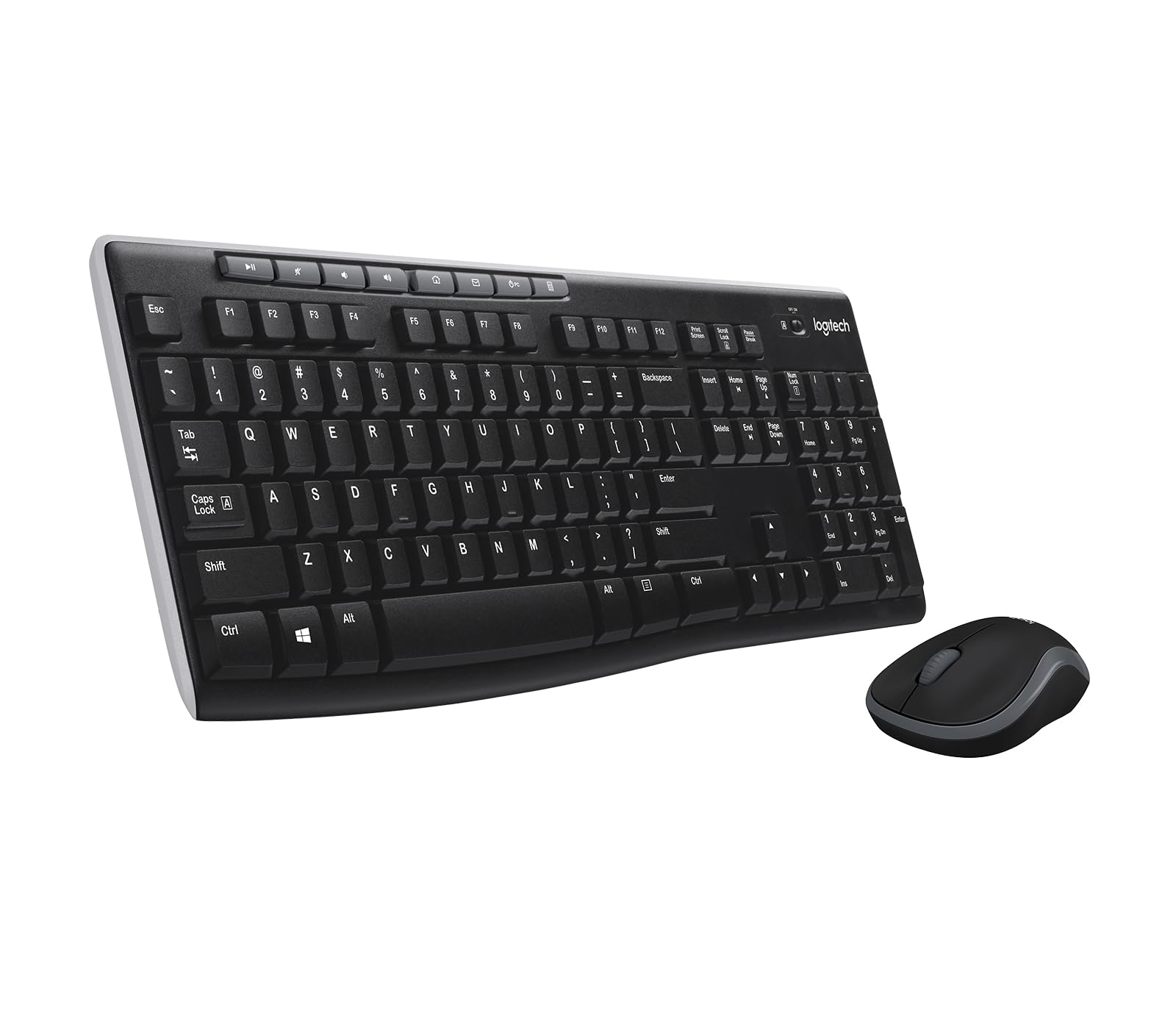 Logitech MK270 Tastiera E Mouse Wireless - Kit Per PC Windows Con Layout Francese AZERTY (Nero) - Foto 7