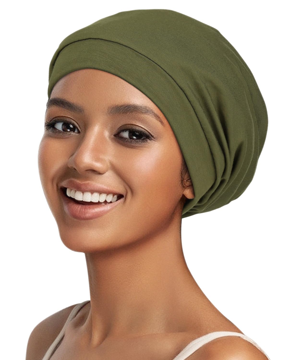 Satin Lined Beanie for Natural Hair Thin Beanie Hats for Girls Head Cover