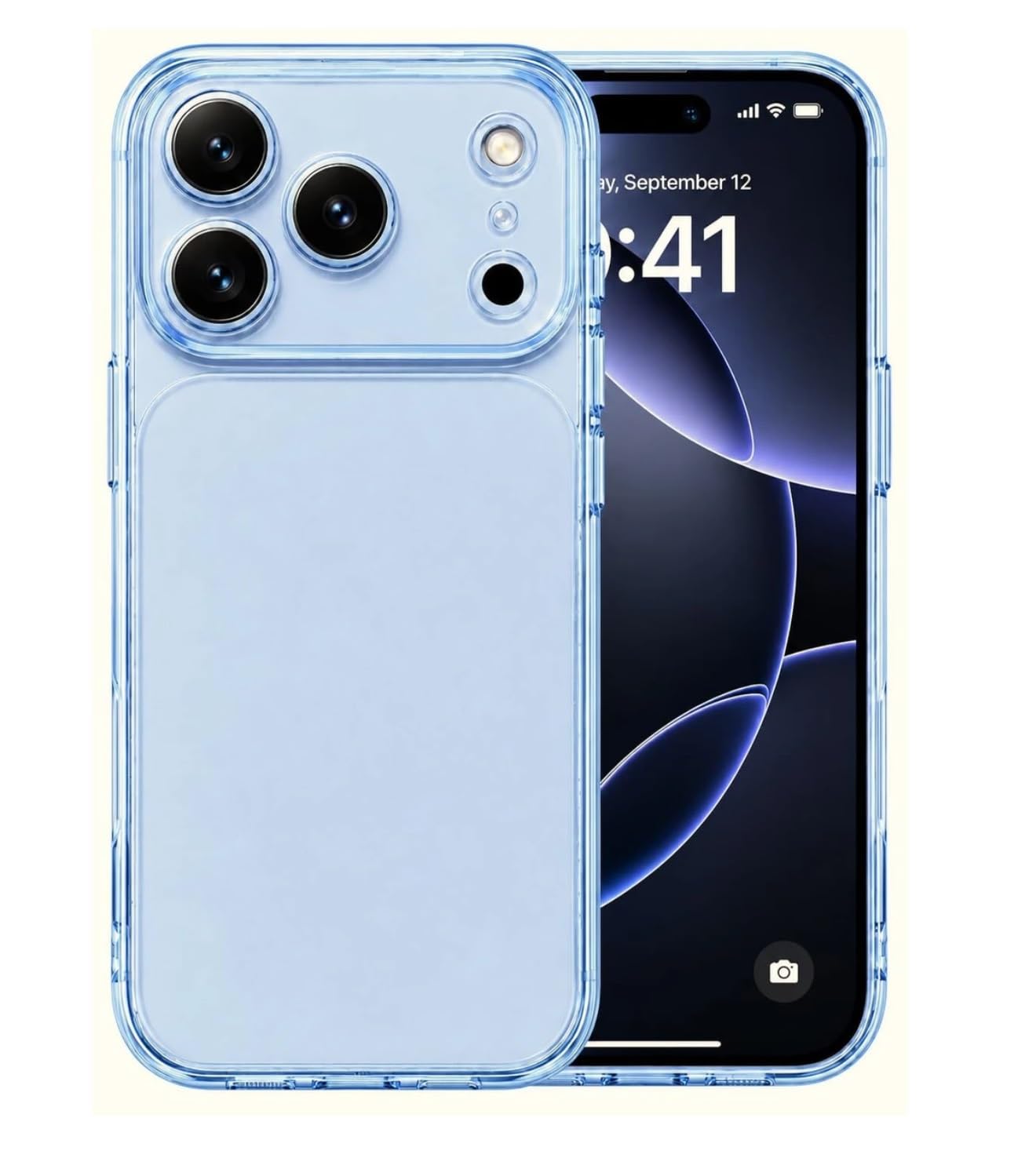 Dezet Compatible Clear Case for iPhone 17 Transparent Matte Soft Slim Shockproof TPU Bumper, Anti-Yellow Crystal Case with Camera Lens Protection Back Cover for (Purple) — Amazon image 8