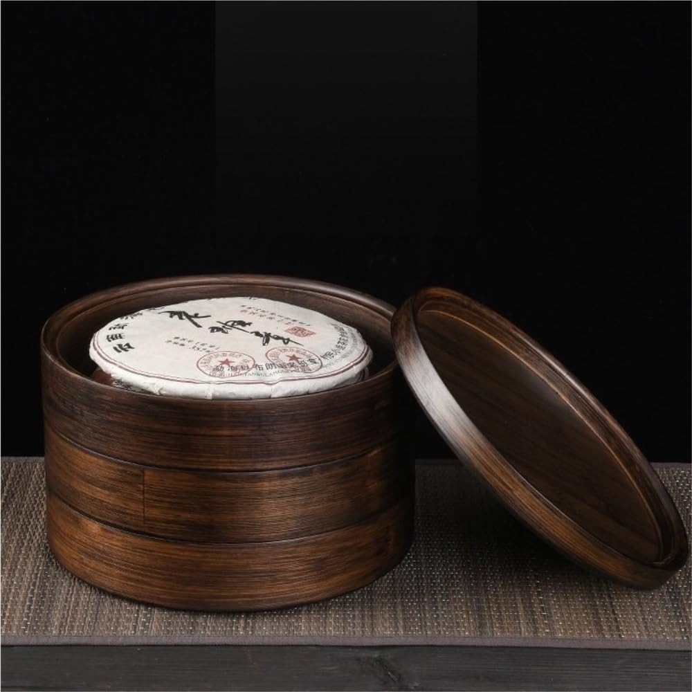 Caddy de Té Caja de almacenamiento de té a granel Caja de té con cajones multicapa for el hogar Juego de té chino Caja de almacenamiento de té Caja de almacenamiento de pastel de té para Almacenamient