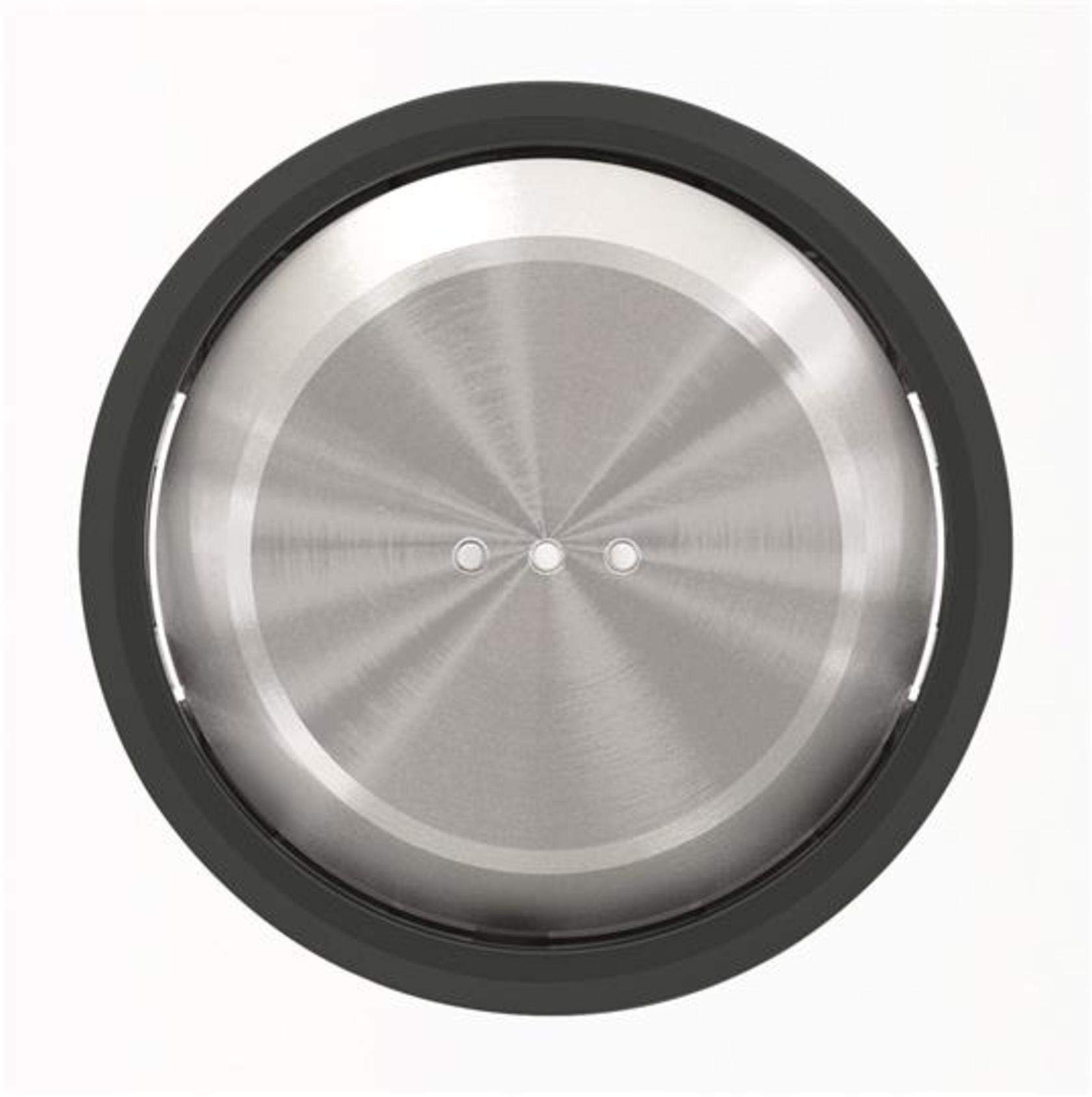 Touche interrupteur verre noir Niessen Skymoon pour illuminer vos soirées et votre salon moderne