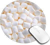 Vista 14 de Mouse Pad Mid Century Fifties Modern Atomic Retro Round Mousepad with Non-Slip Rubber Base and Stitched Edge Mouse Mat for Wireless Computer Laptop