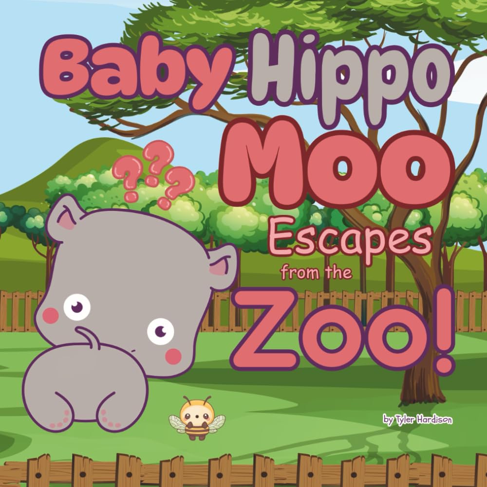 Baby Hippo Moo Escapes from the Zoo!: Nursery Rhyming Children's Picture Book about a Baby Hippopotamus named Moo who learns that her Home is where ... Story Book + Coloring Book of the Characters)