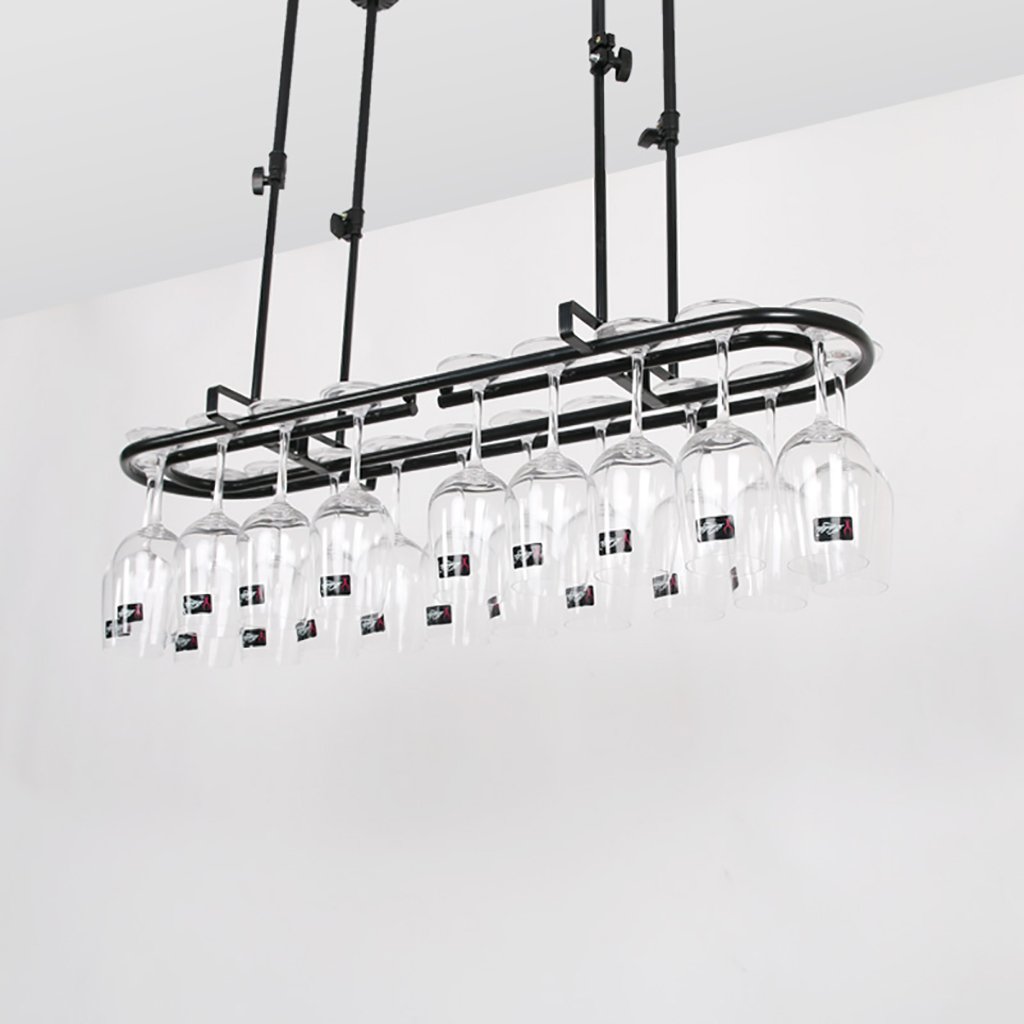 Supports de verres à pied suspendus pour optimiser votre bar de cuisine