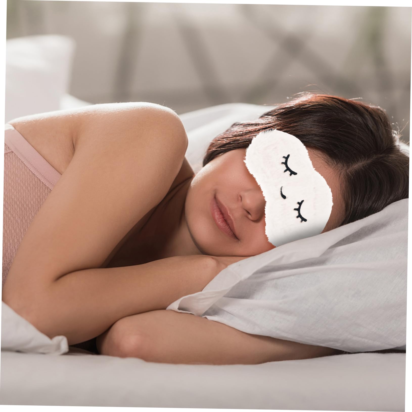 minkissy 9stücke Schlafmaske Für Erwachsene Augenmaske Lichtundurchlässig Für Meditation Und Reisen Zufälligen Farben Ergonomisches Design Für Besseren Schlaf