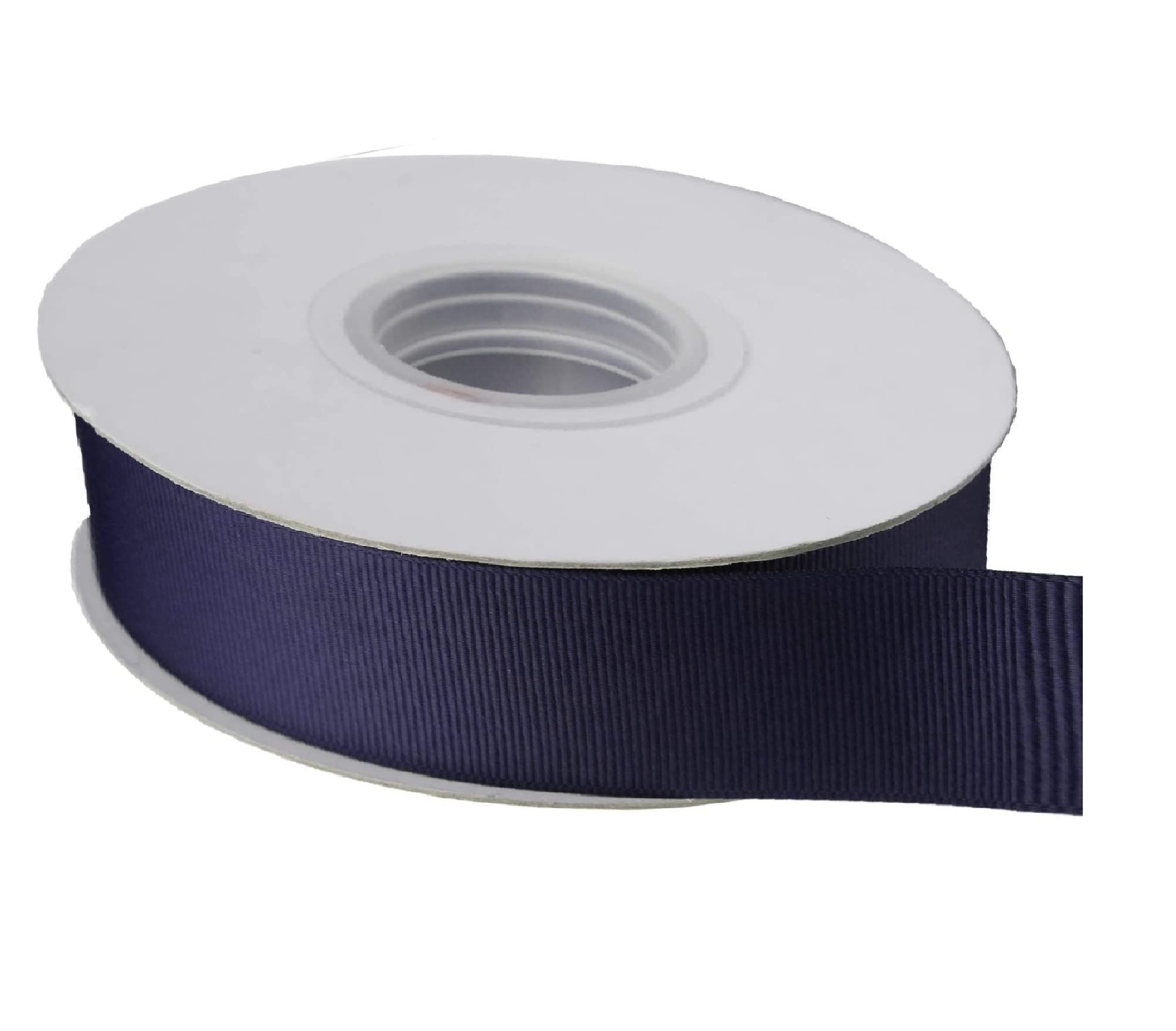 Grosgrain Ribbon -23 Meters / 25 Yards Rolls, for Gifts Wrap Sew Party Decorations Events Wedding Christmas Crafts Bows DIY Bouquets Cake Double Sided Size 25mm Buy 3 GET 1 Free (Navy Blue)