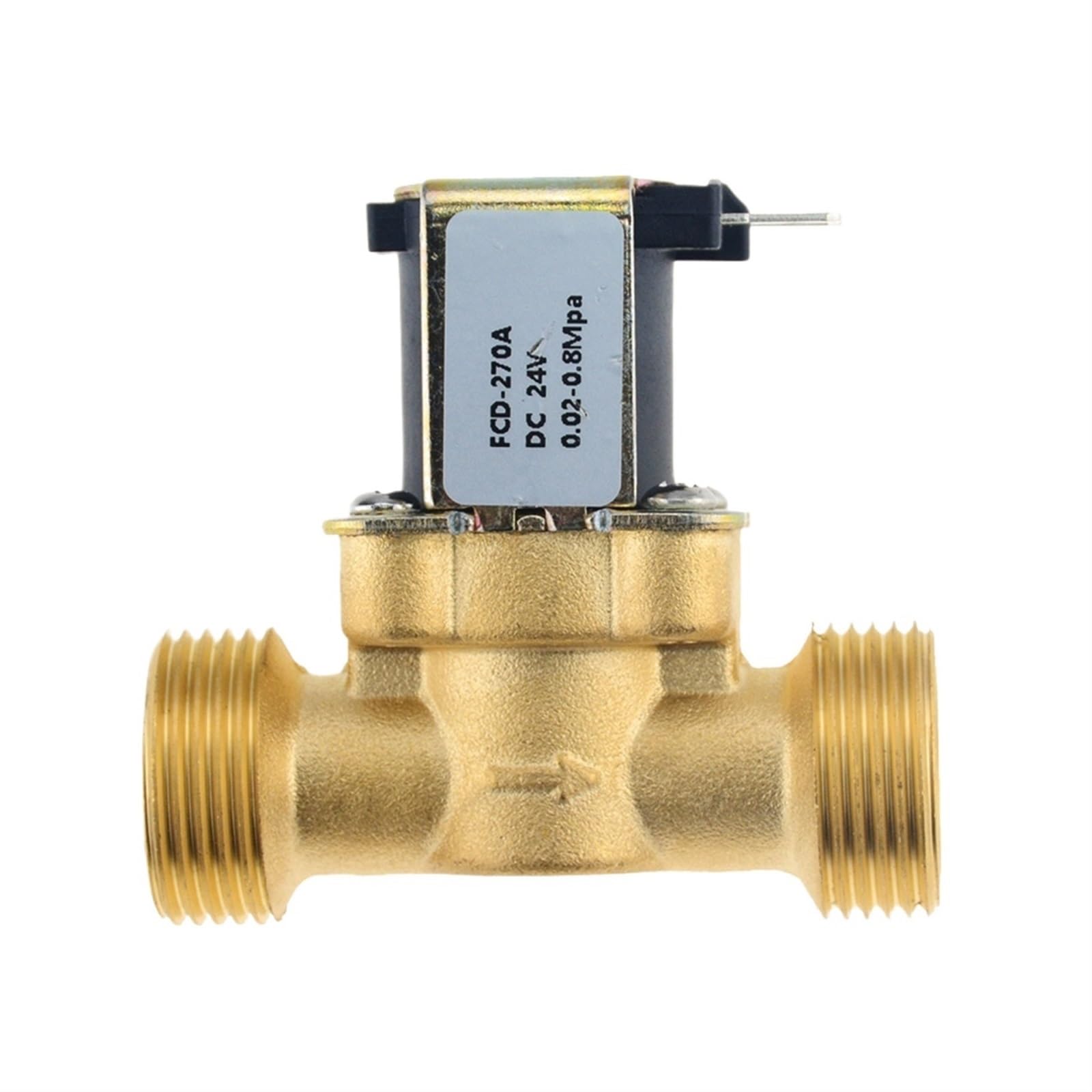 Électrovanne laiton 3/4 AC 220V normalement fermée pour réguler l'eau