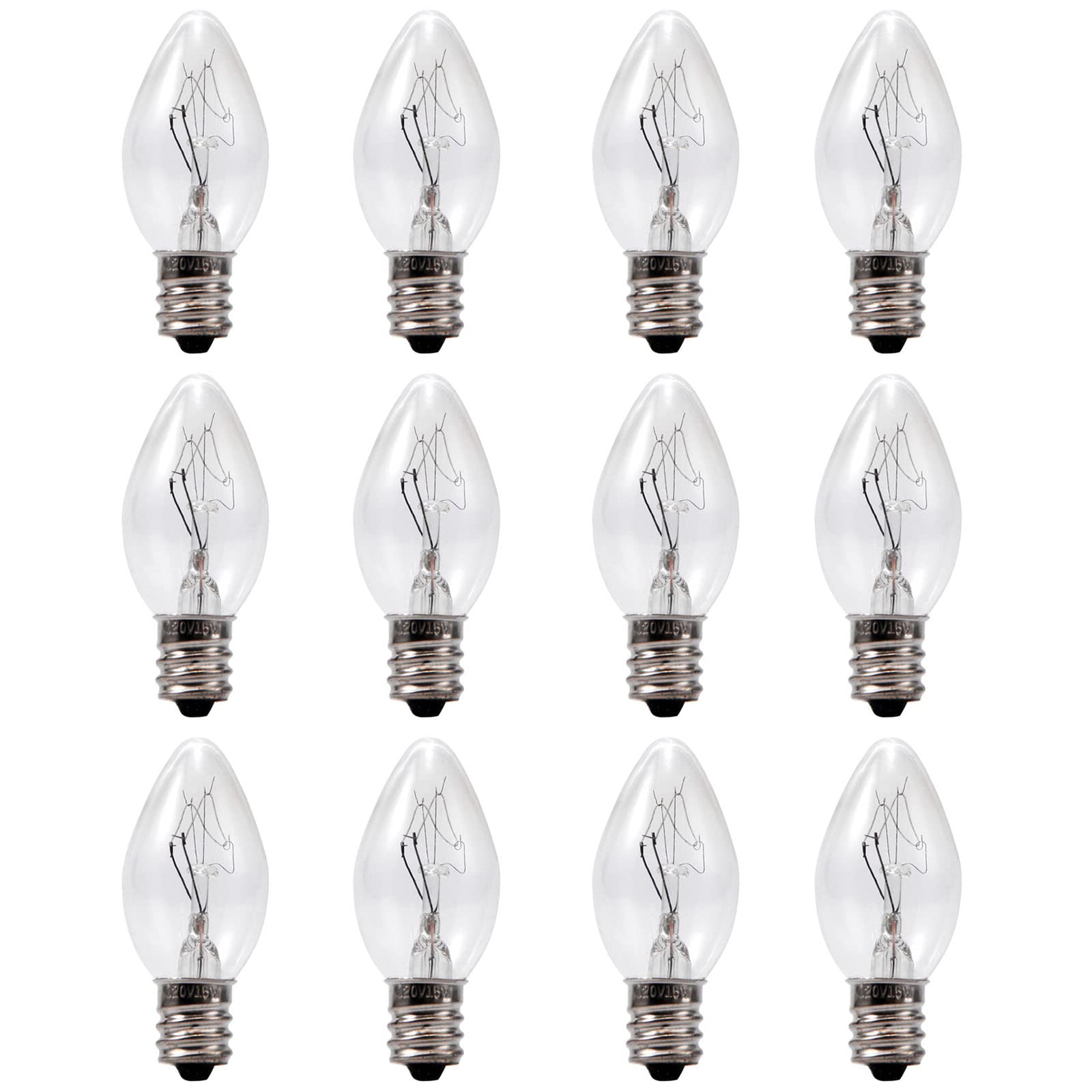 15WE12 15 Watt Light Bulbs for Scentsy Plug-in Nightlight Wax