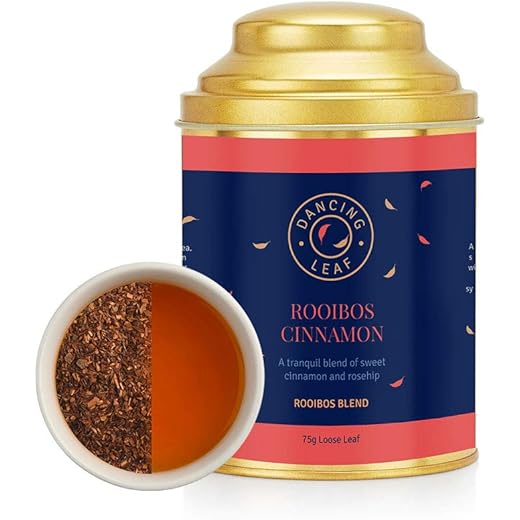 Dancing Leaf Cinnamon Rooibos Loose Leaf Tin 75g