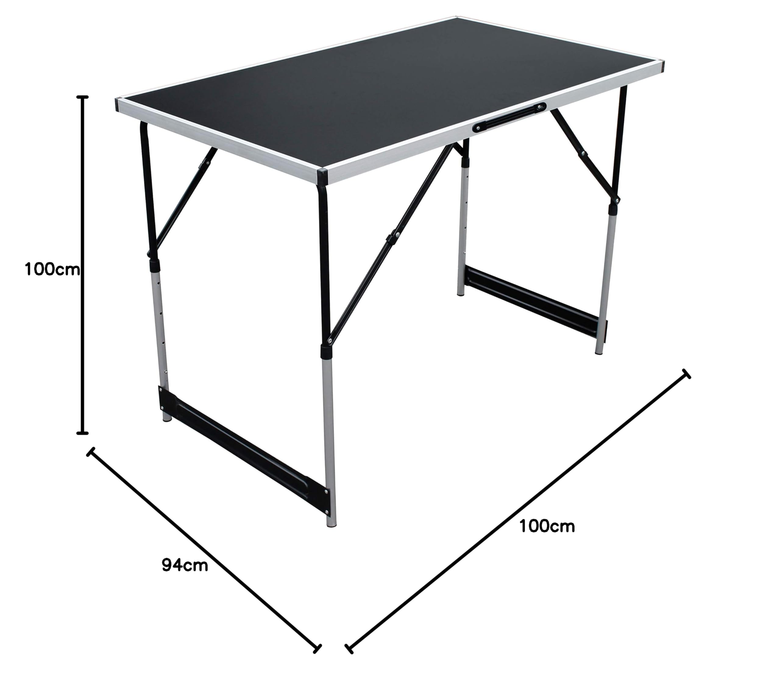 Tavolo Richiudibile Da Campeggio SogesPower - Design A Valigetta Con Maniglia, 76x50 Cm Tavolo Pieghevole - Foto 2