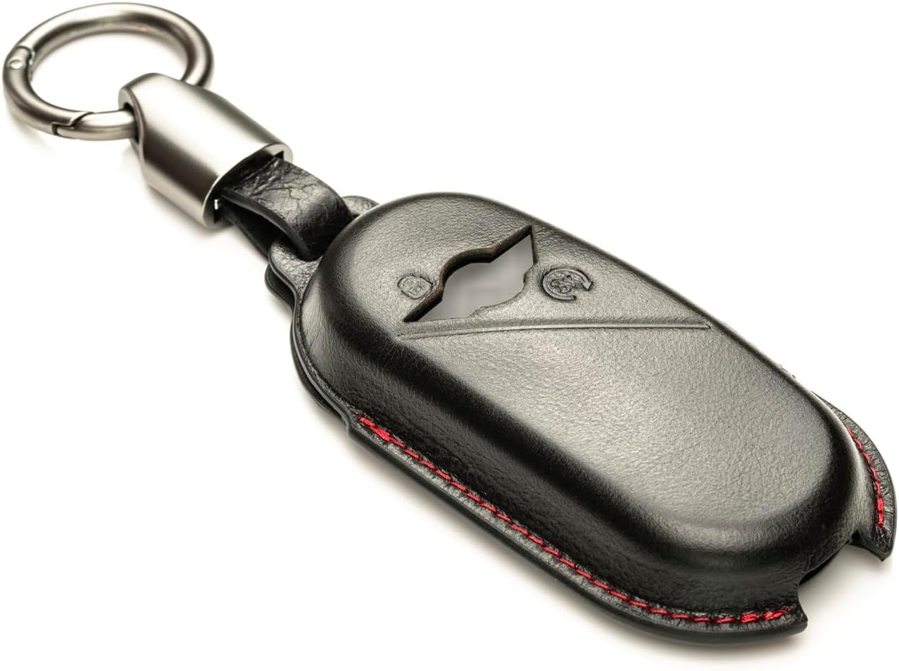 Vitodeco Superior 3D Luxury Leather Key Fob Cover Compatible with Mini Countryman, Cooper, Convertible