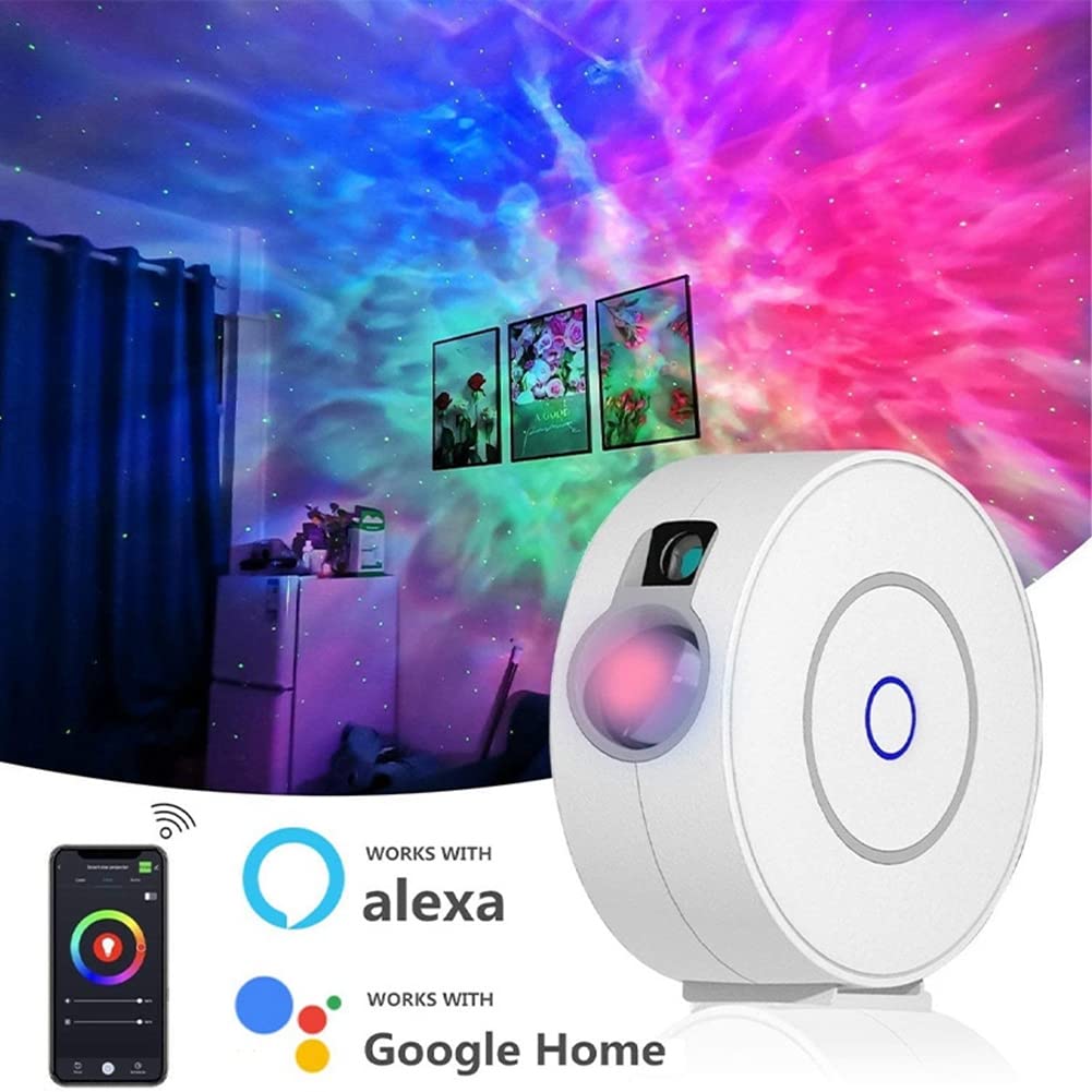 WiFi Tuya Projector Galaxy Nebula/Moving Night Light Proyector Colorido